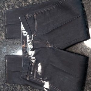 EUC 7 For All Mankind High Waist Straight Leg Stretch Jeans 28 Waist